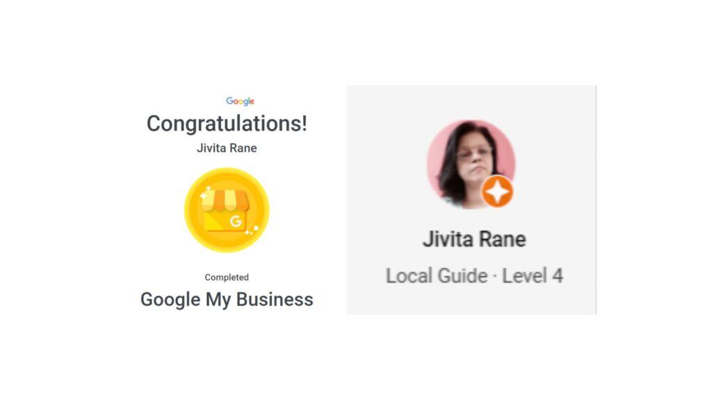 Certificate-Google Business Profile